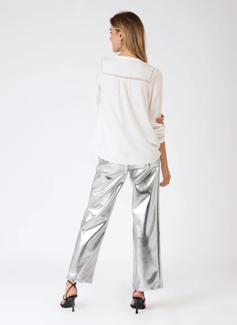 PANTALON PITTY argent