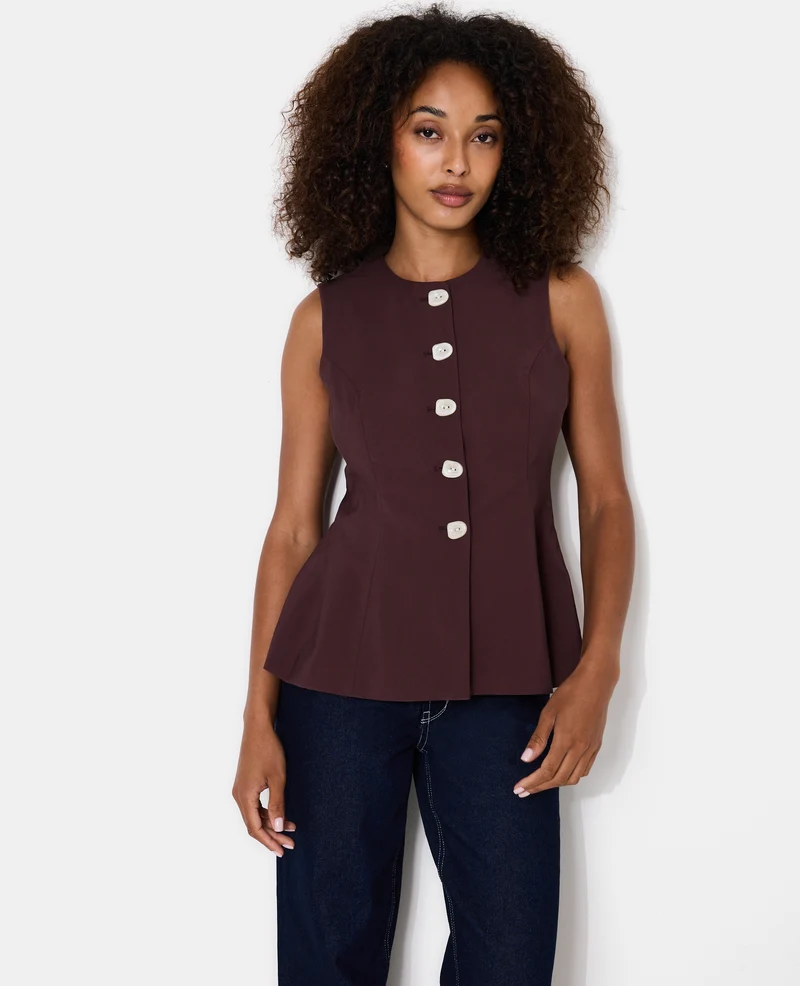 Veste sans manches esprit gilet de barman