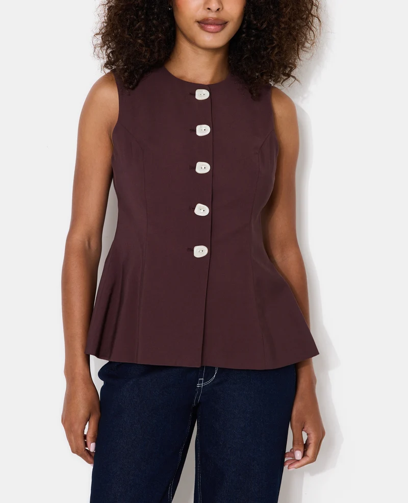 Veste sans manches esprit gilet de barman