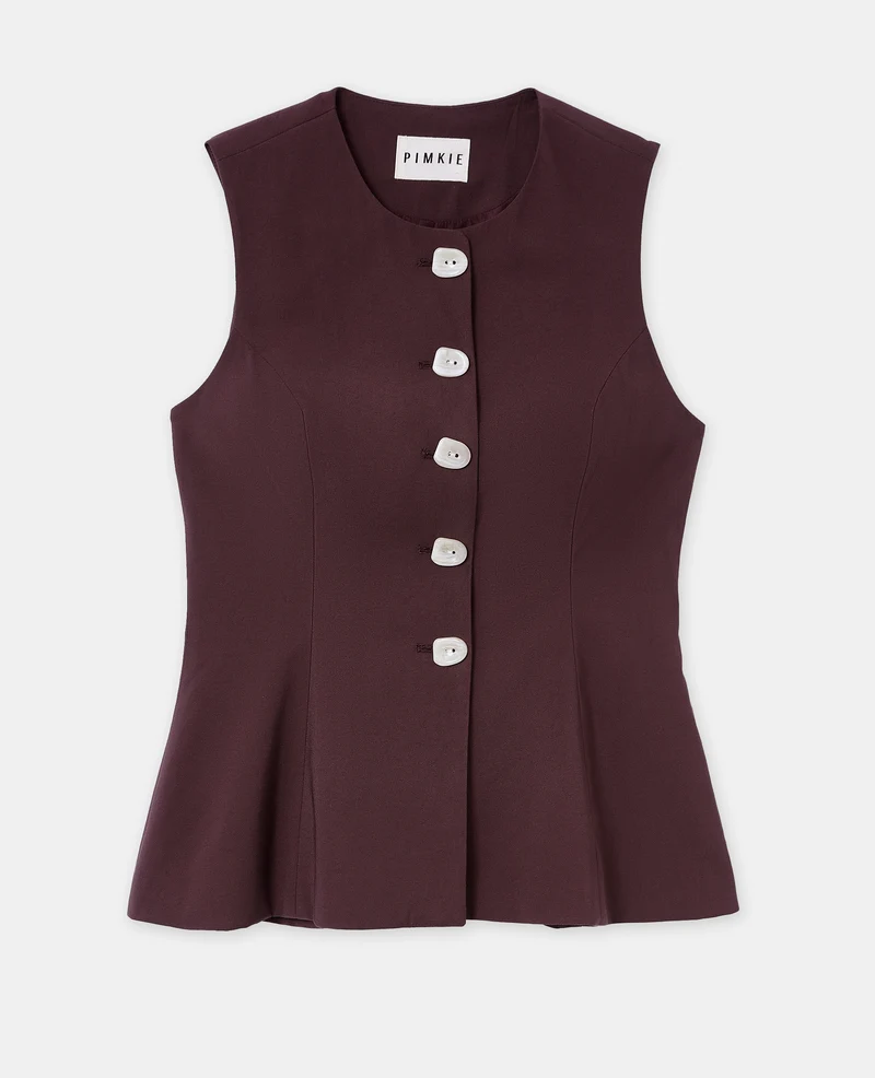 Veste sans manches esprit gilet de barman