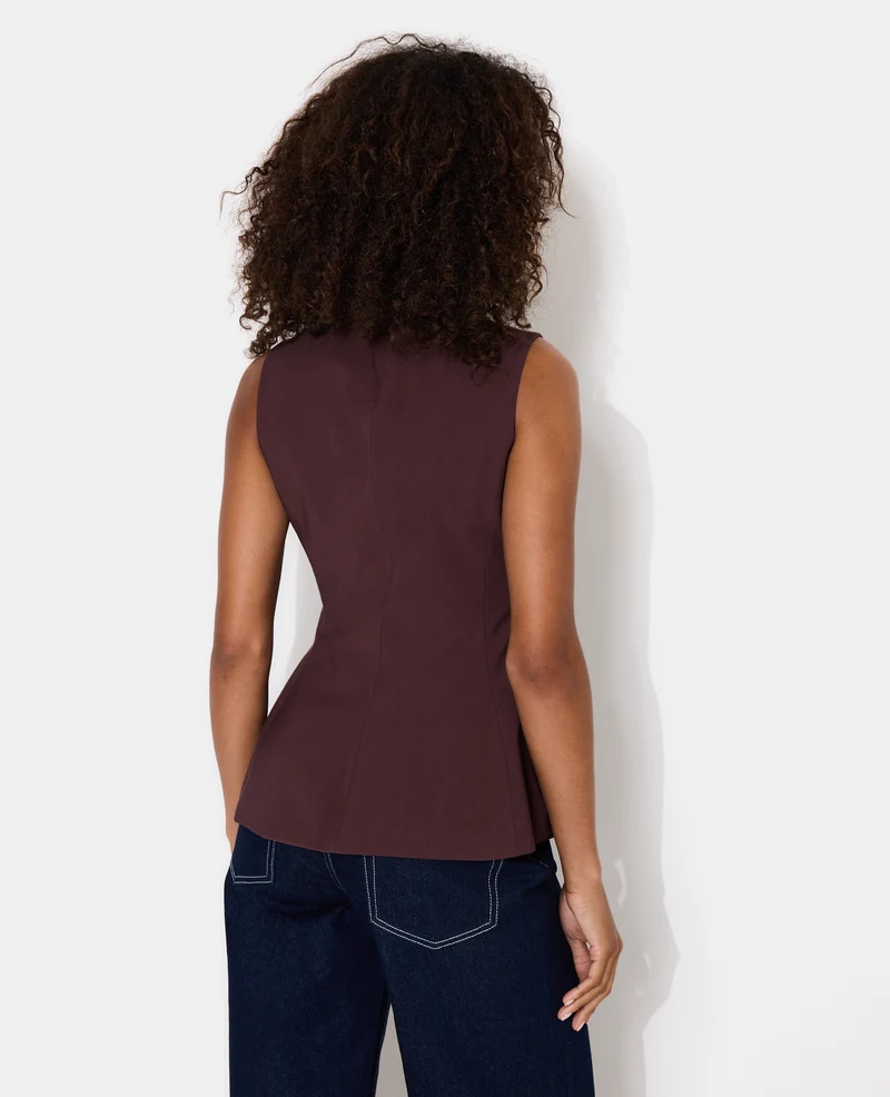 Veste sans manches esprit gilet de barman