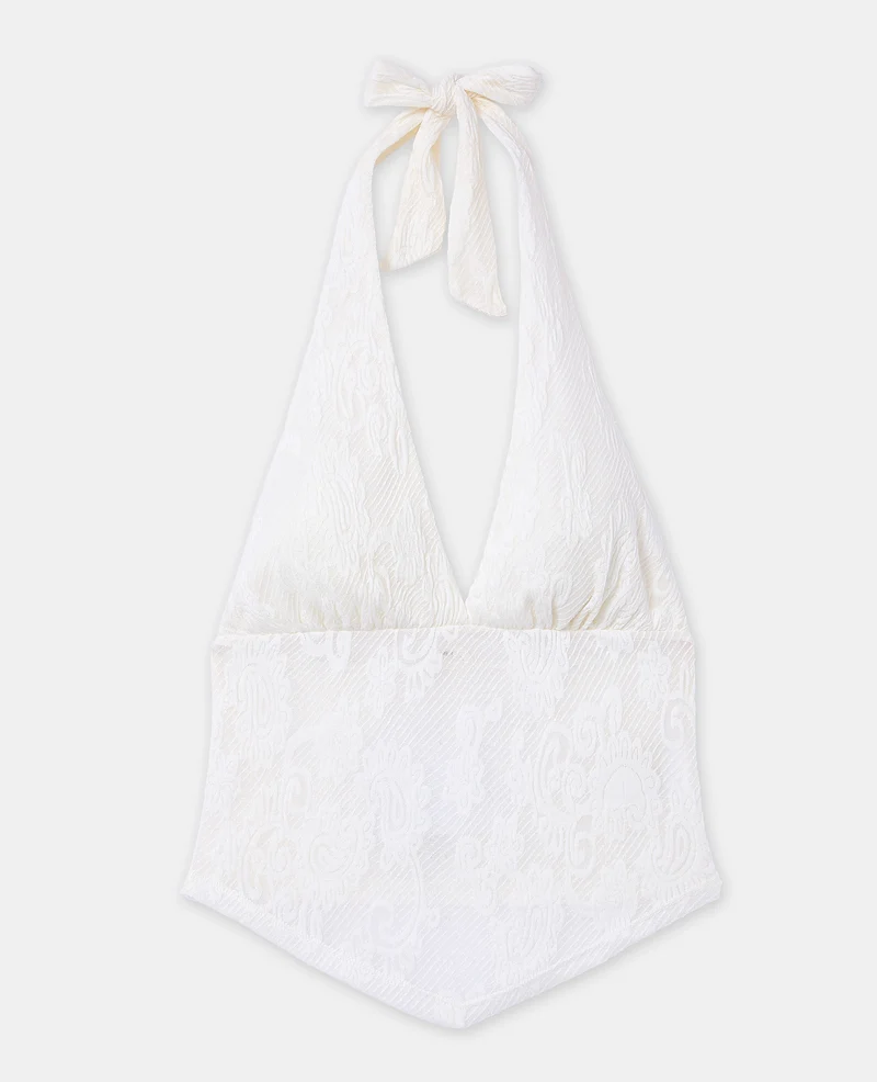 Top dos-nu motif bandana