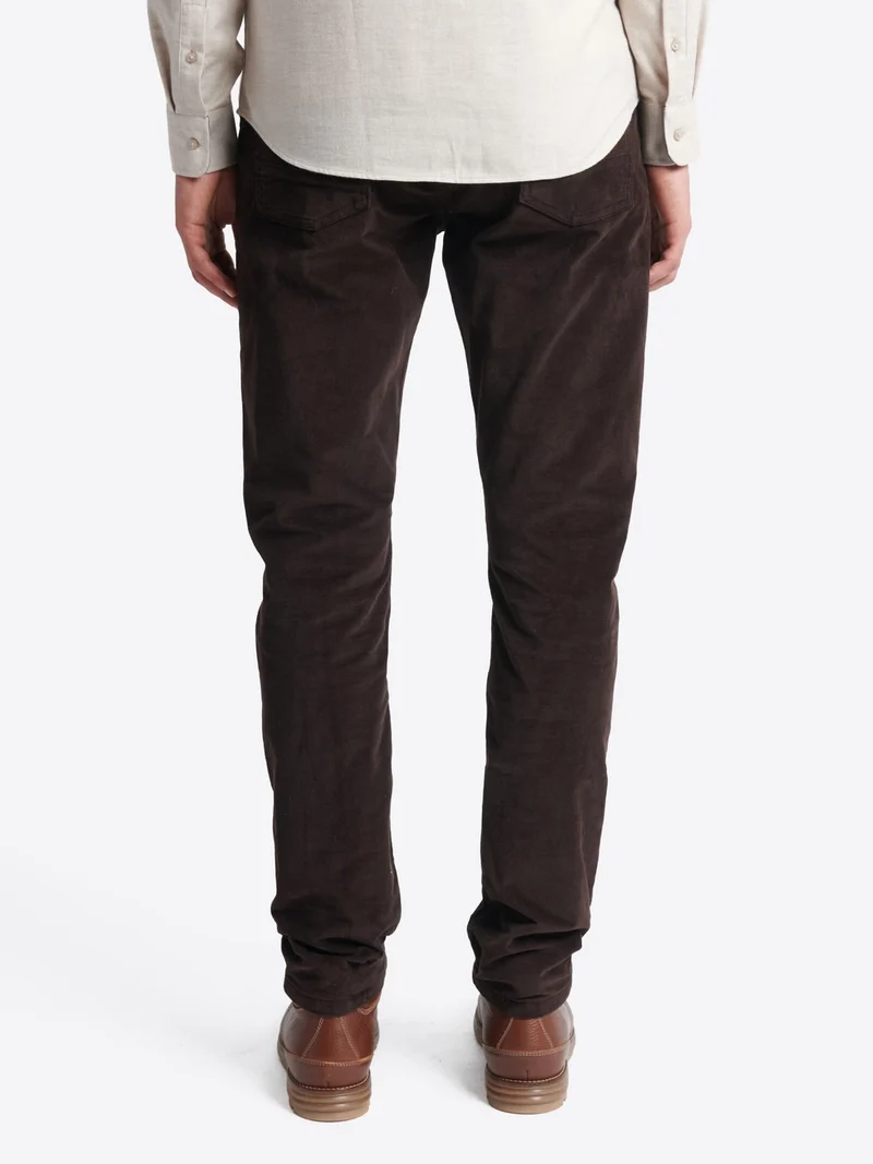 Jean couleur slim en velours