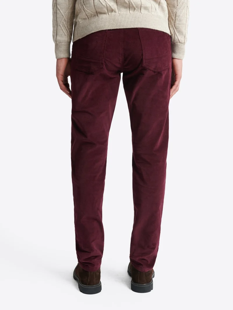 Jean couleur slim en velours