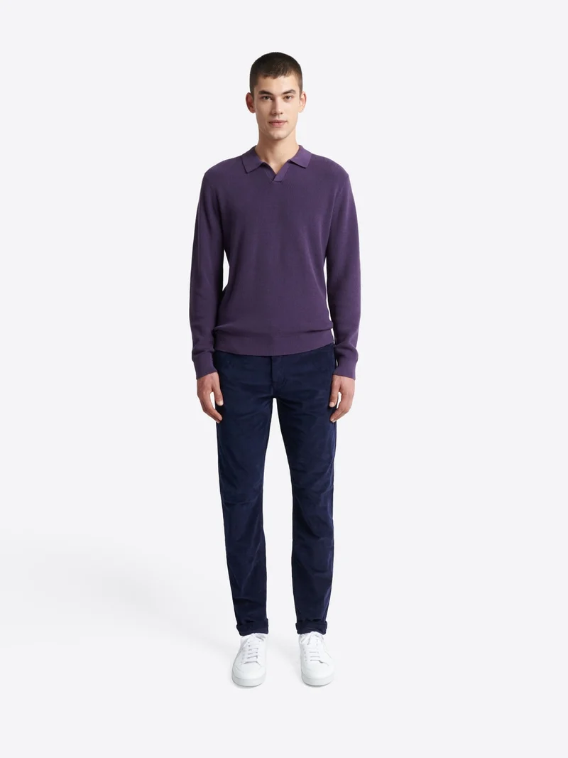 Jean couleur slim en velours
