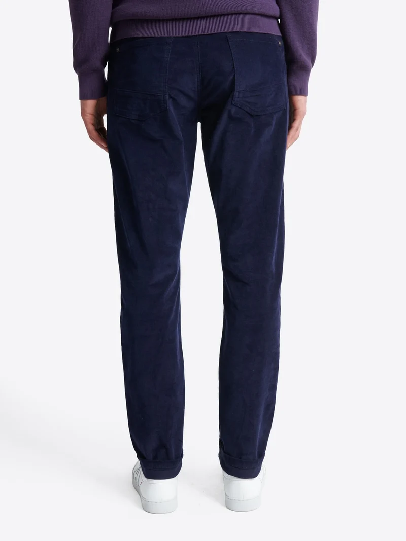 Jean couleur slim en velours