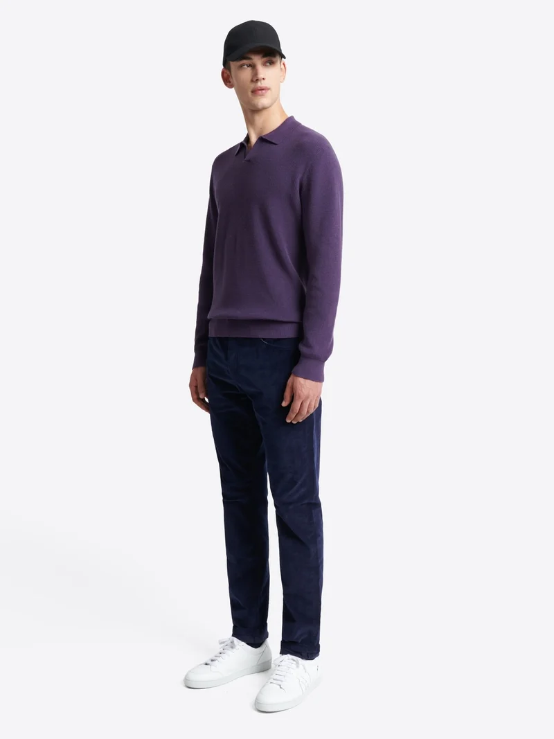 Jean couleur slim en velours