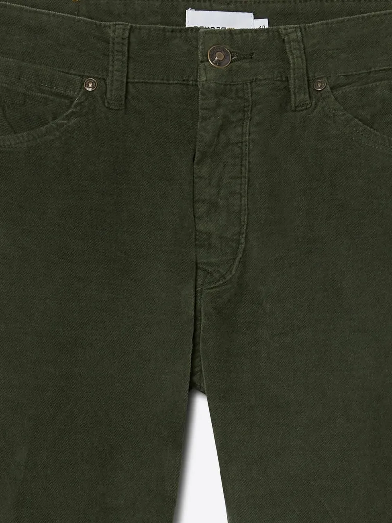 Jean couleur slim en velours