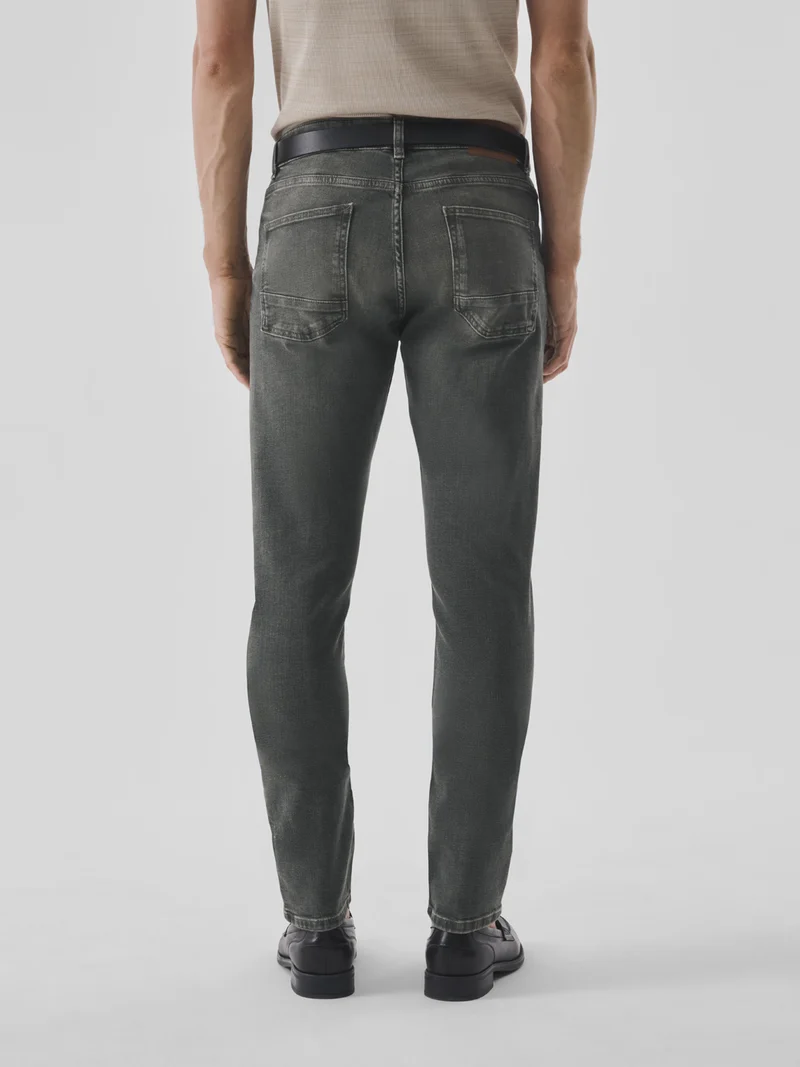 Jean couleur slim stretch