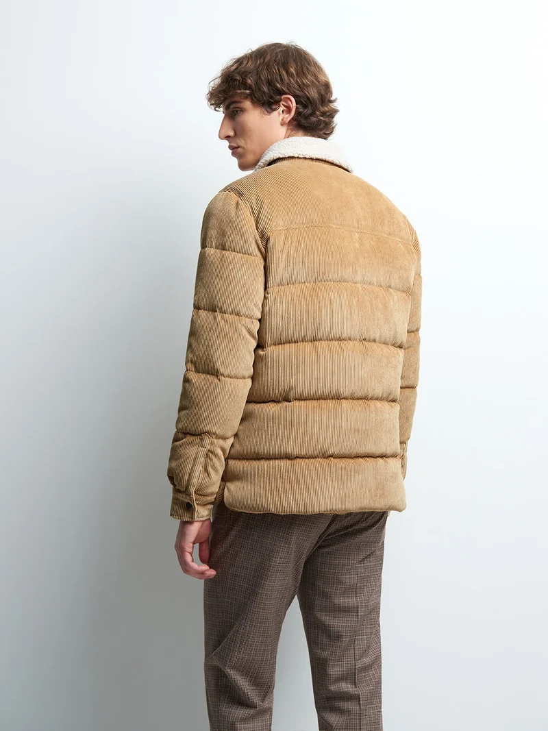 Blouson col sherpa