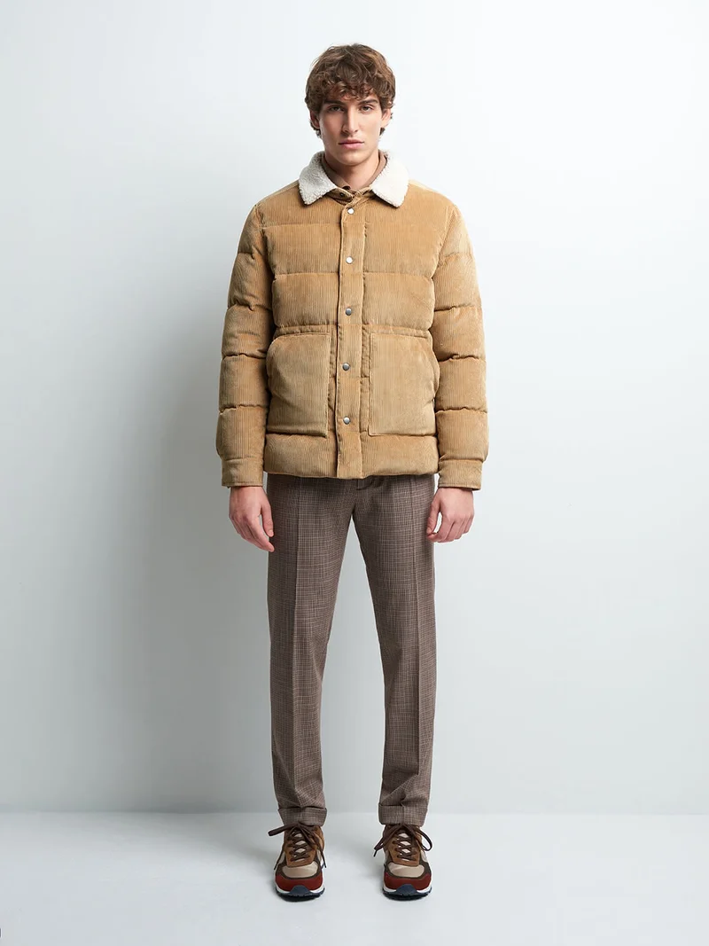 Blouson col sherpa