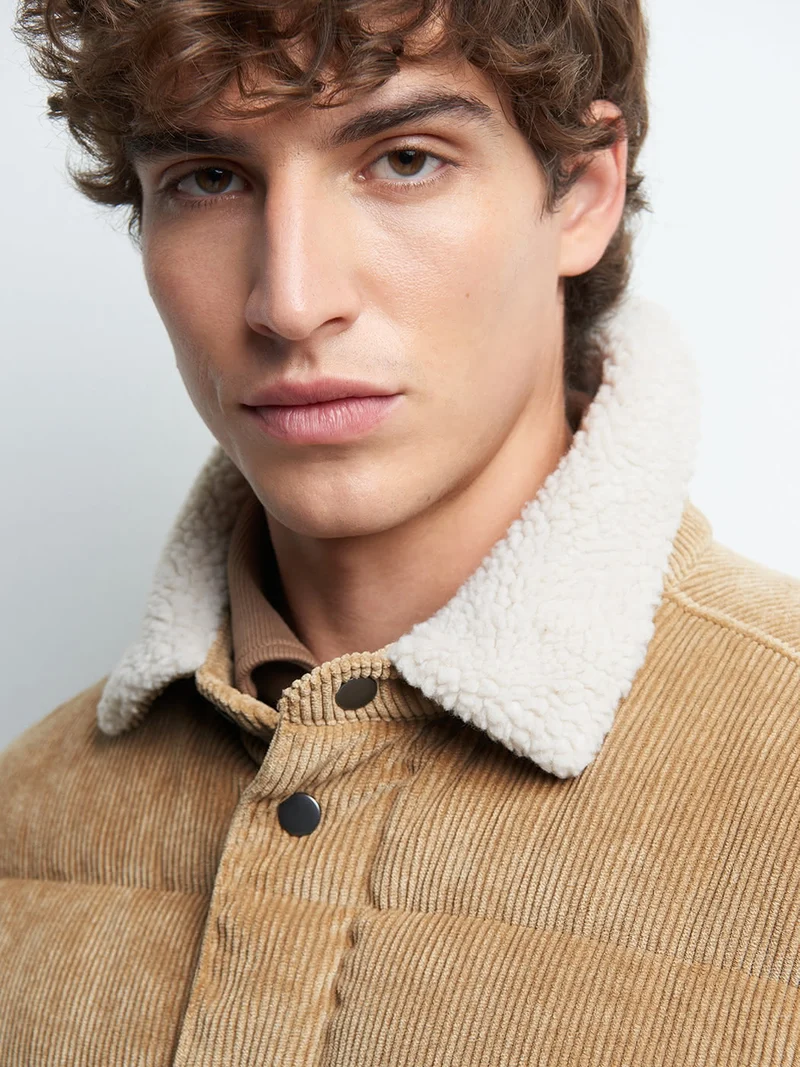 Blouson col sherpa
