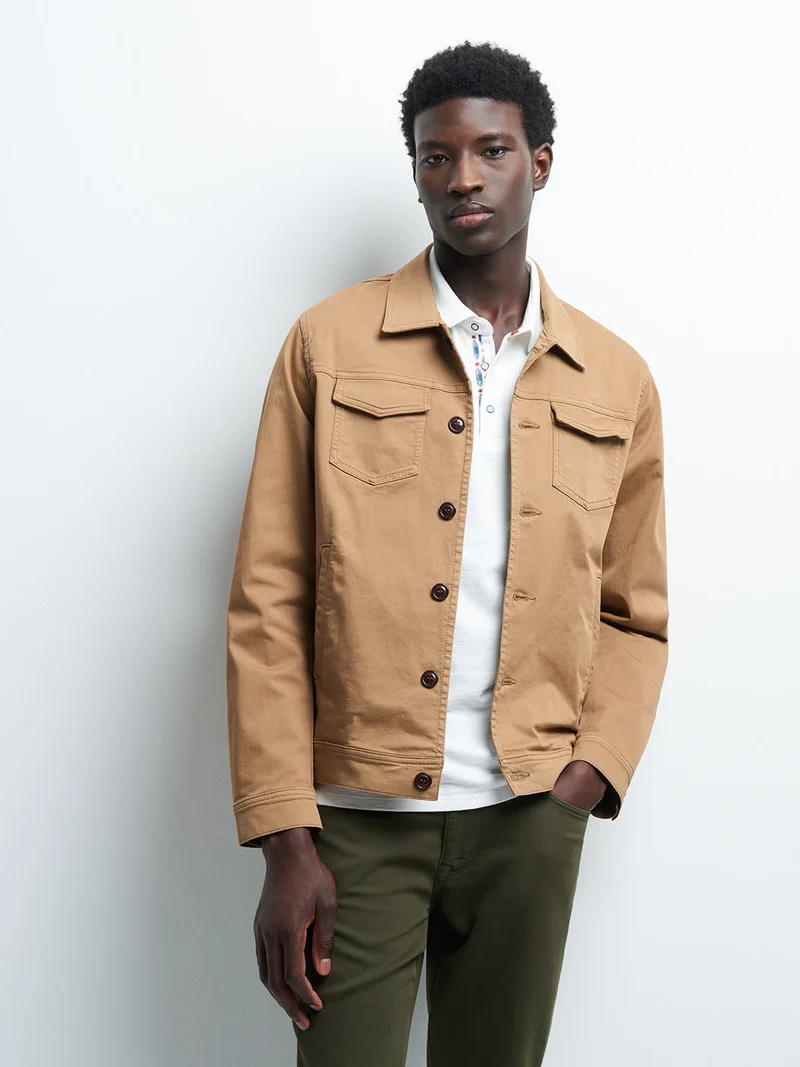 Blouson col chemise