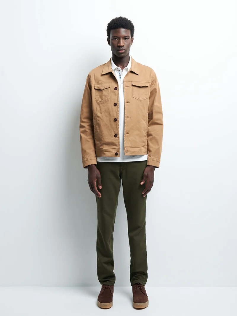 Blouson col chemise