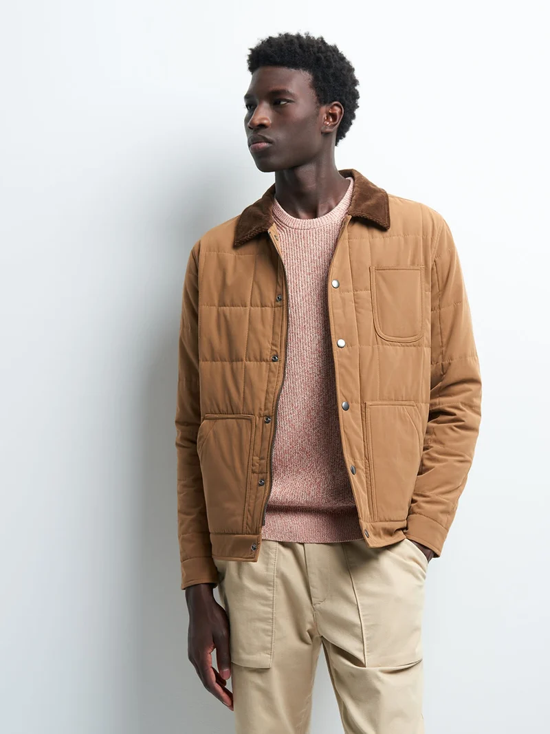 Blouson col chemise
