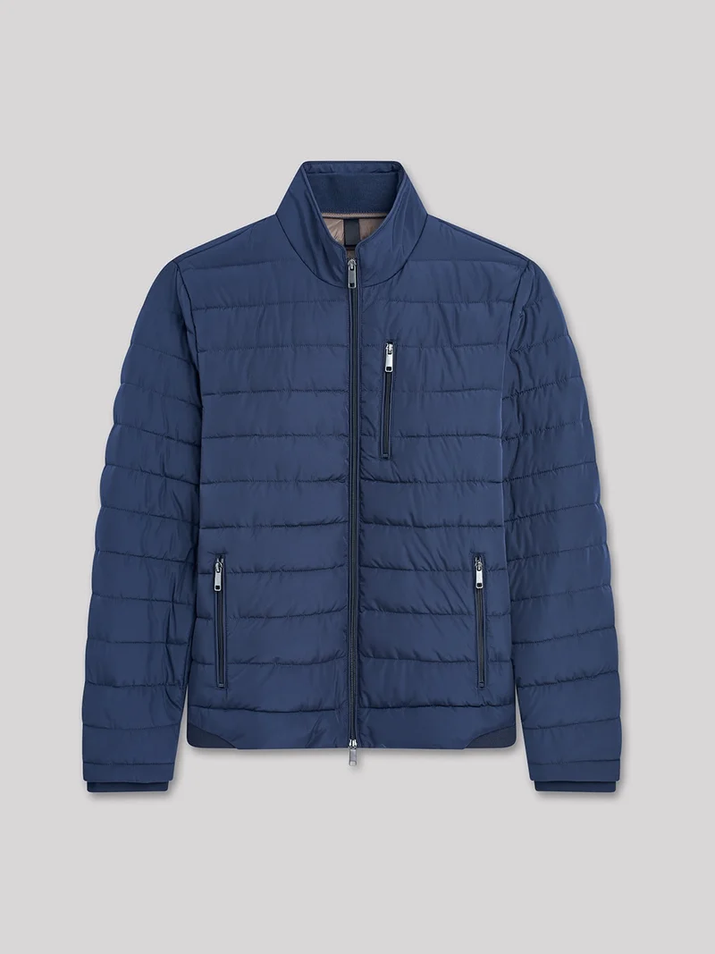 Blouson matelassé col montant