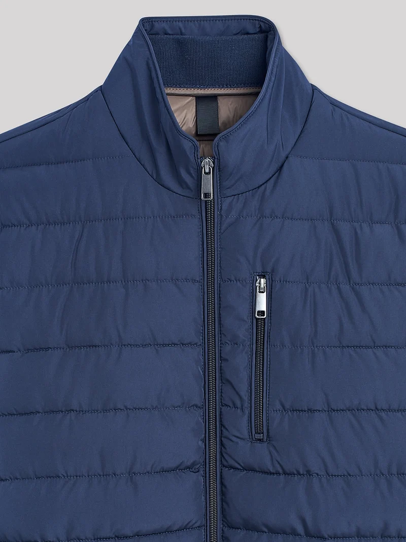 Blouson matelassé col montant