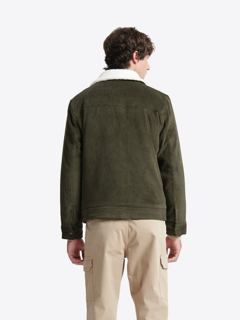 Blouson en velours côtelé 100% coton