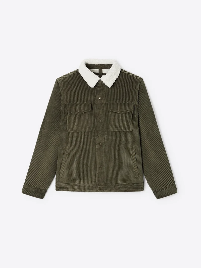 Blouson en velours côtelé 100% coton