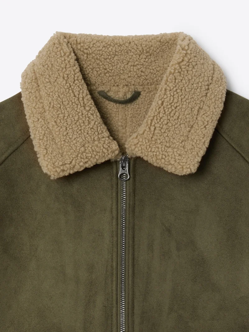 Blouson aviateur col sherpa - L'atelier