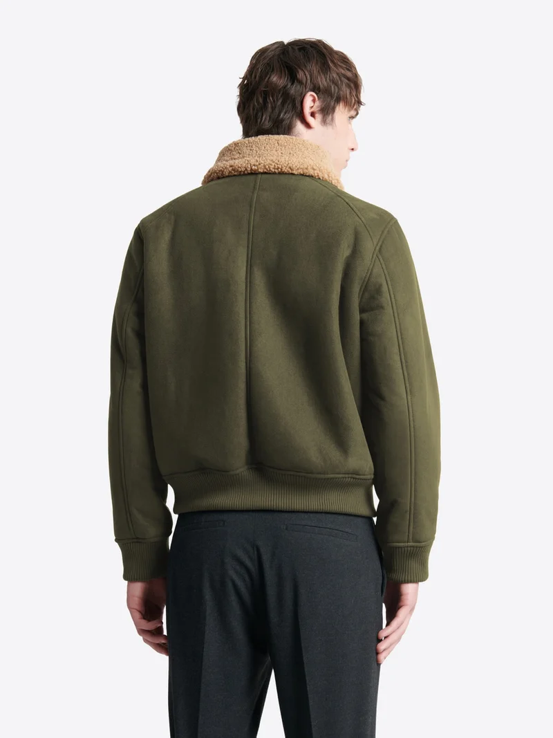 Blouson aviateur col sherpa - L'atelier