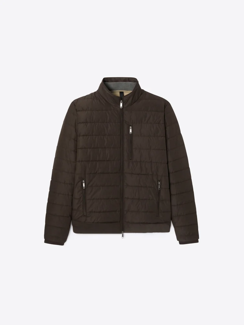 Blouson matelassé à col montant