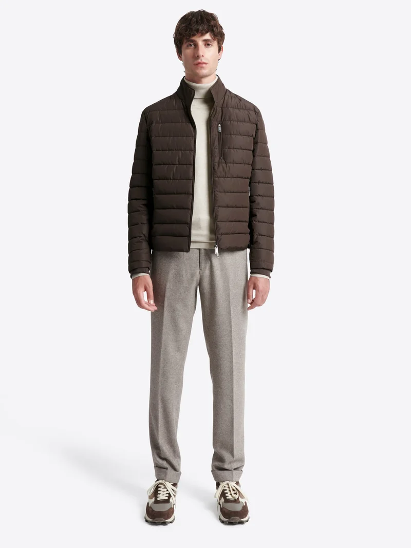 Blouson matelassé à col montant