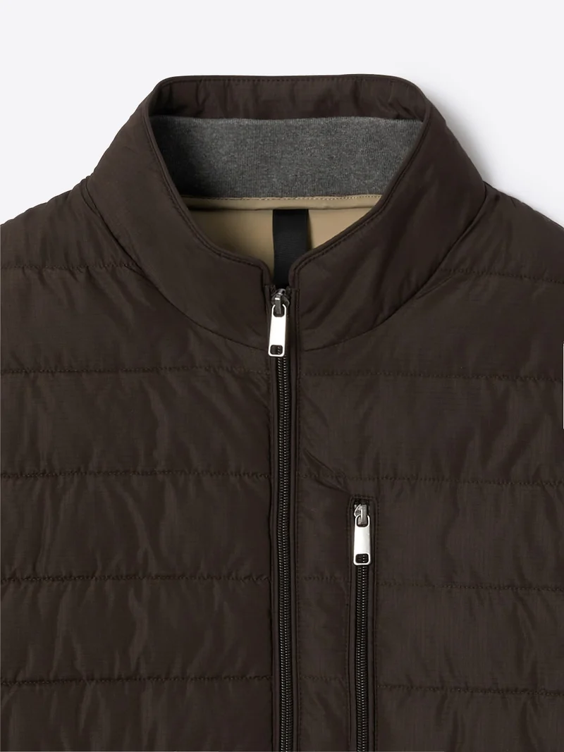 Blouson matelassé à col montant