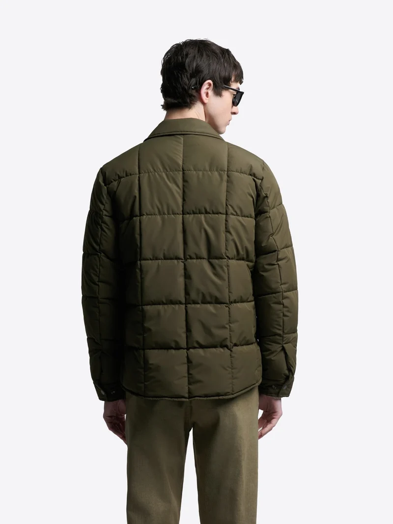 Blouson regular col chemise