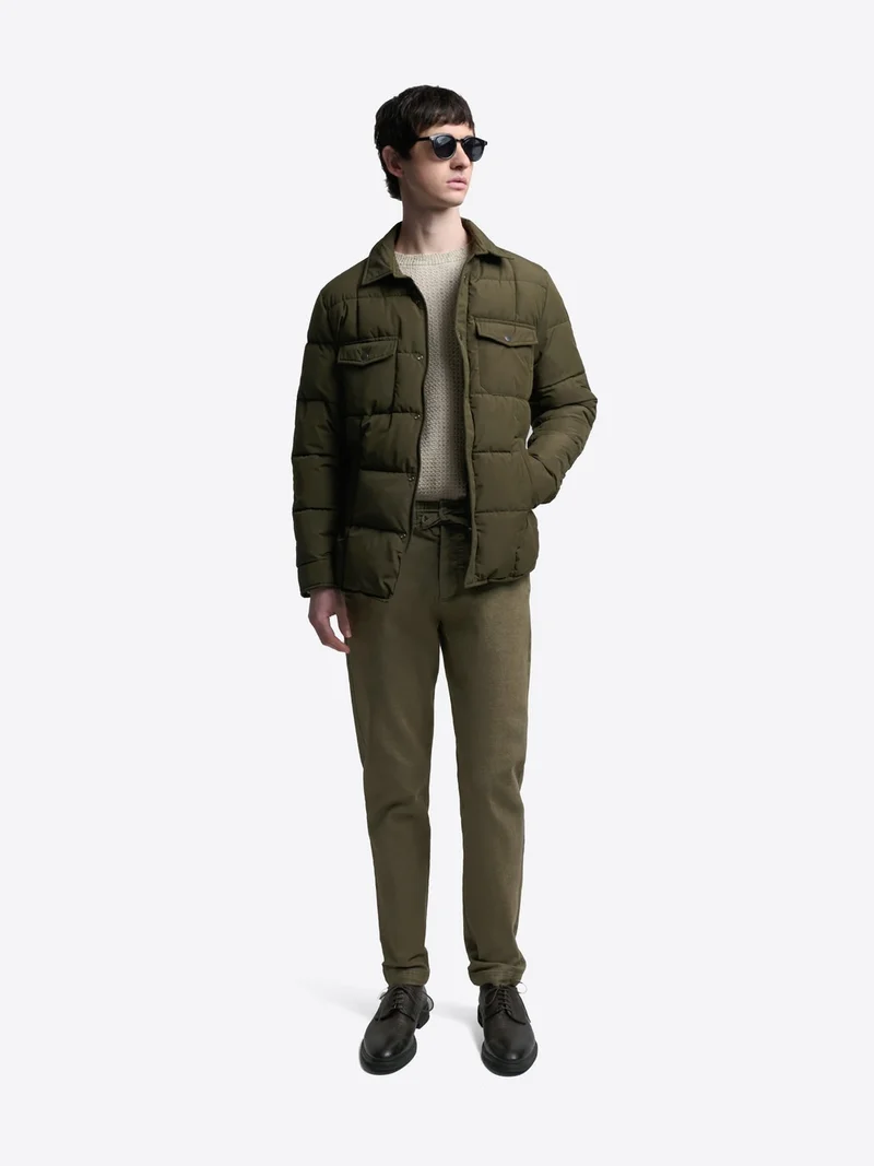 Blouson regular col chemise