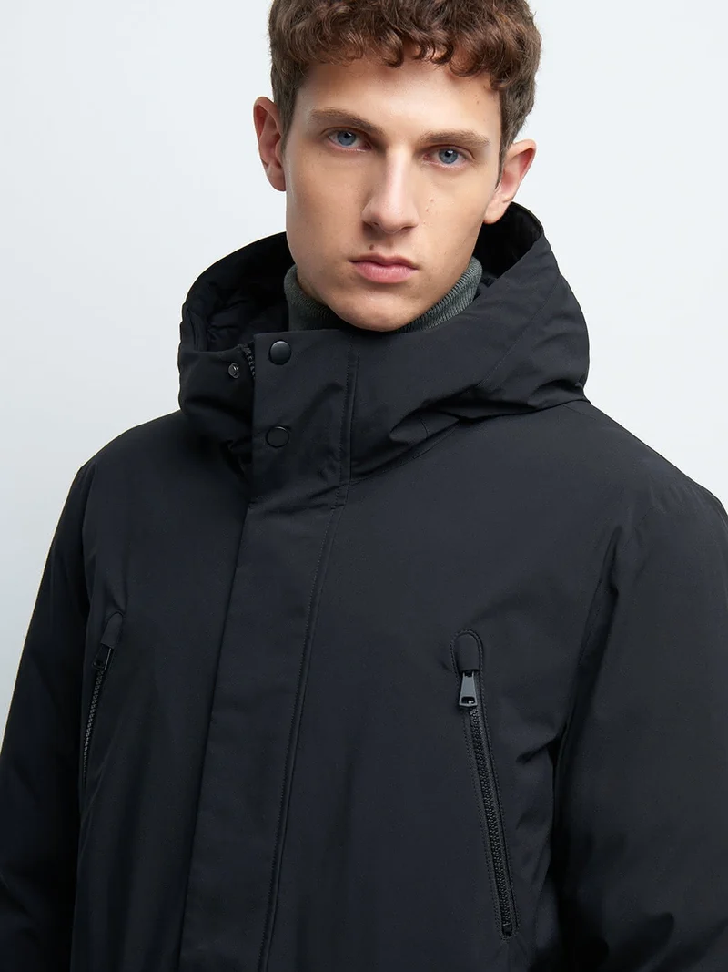 Parka déperlante à capuche