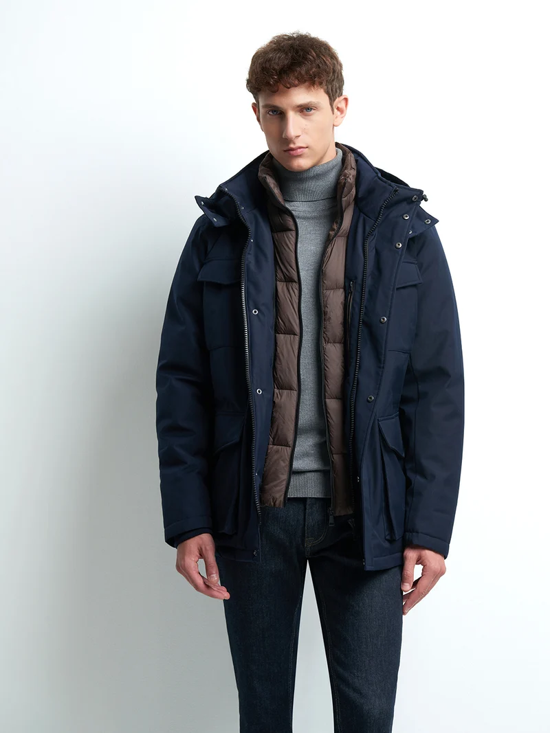 Parka déperlante à capuche