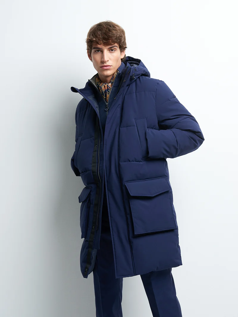 Parka déperlante à capuche