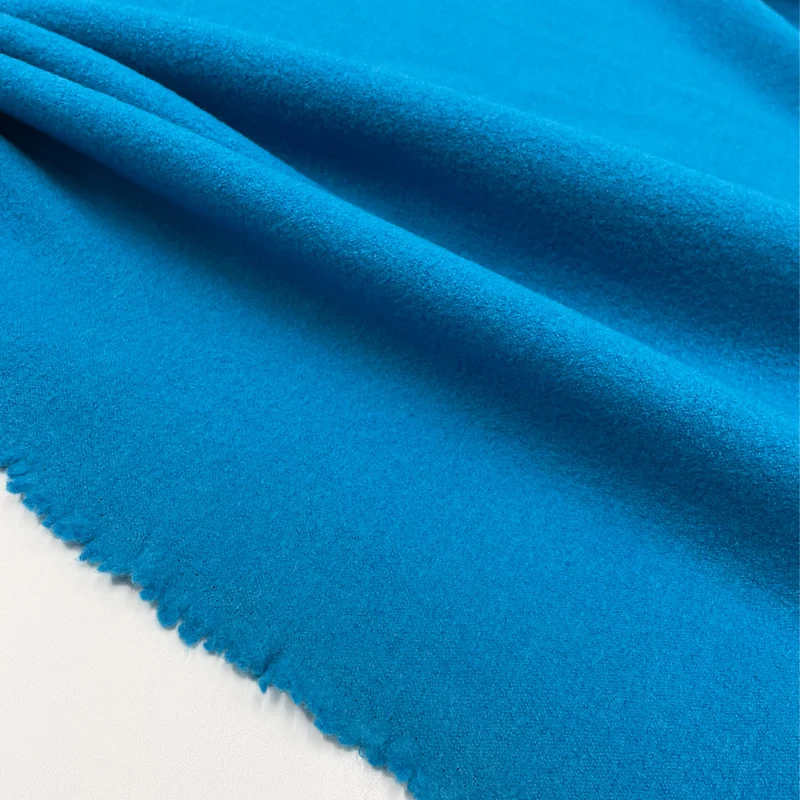 Tissu Manteau, Laine Bouillie - Cotta
