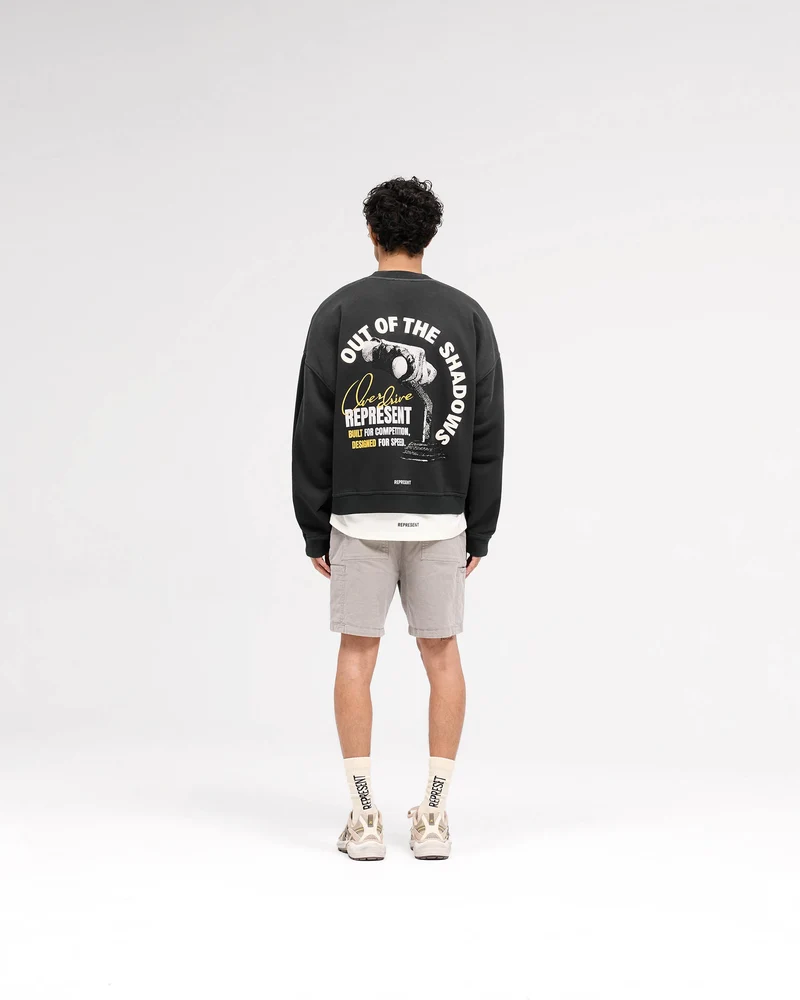 Out Of The Shadows Sweater - Stained Black