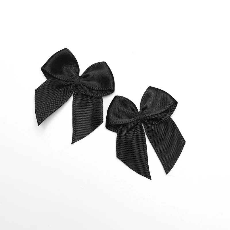 Nœuds en ruban de satin | Ornements de couture décoratifs | Paquets de 10