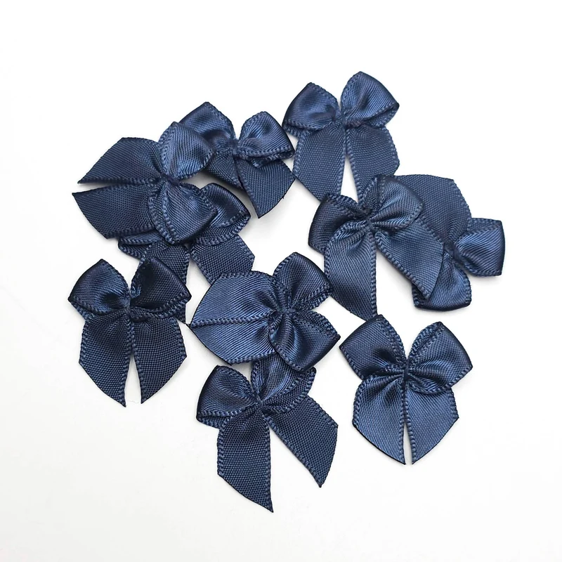 Nœuds en ruban de satin | Ornements de couture décoratifs | Paquets de 10