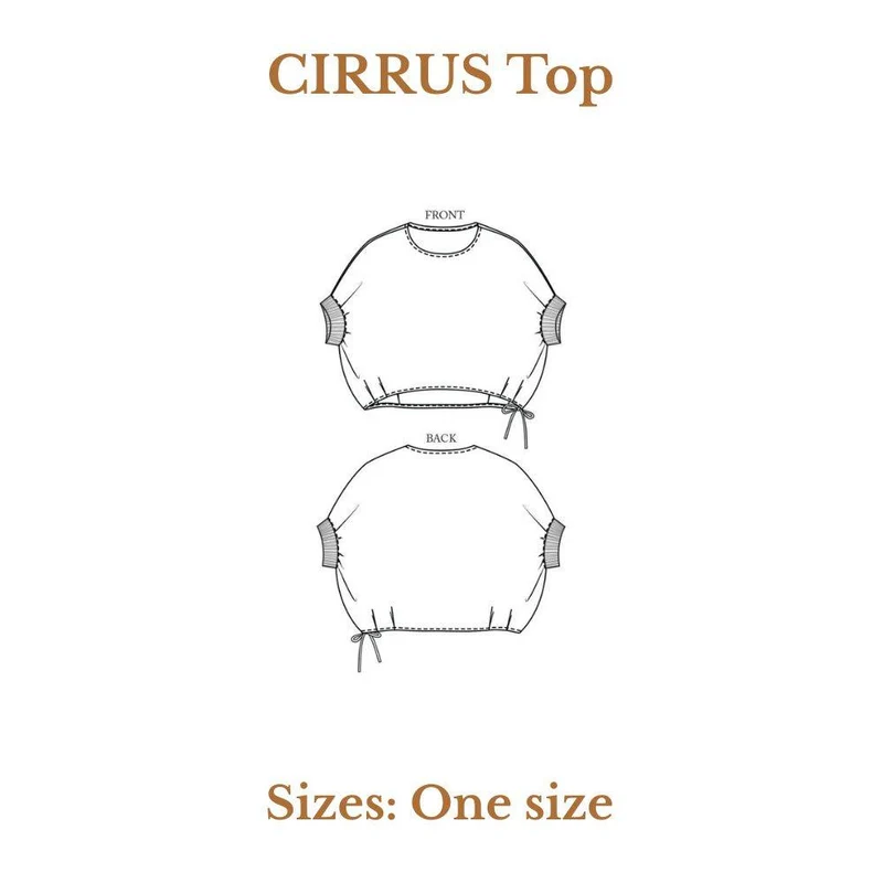 PATRON DE COUTURE PDF | Haut Cirrus | Merchant & Mills