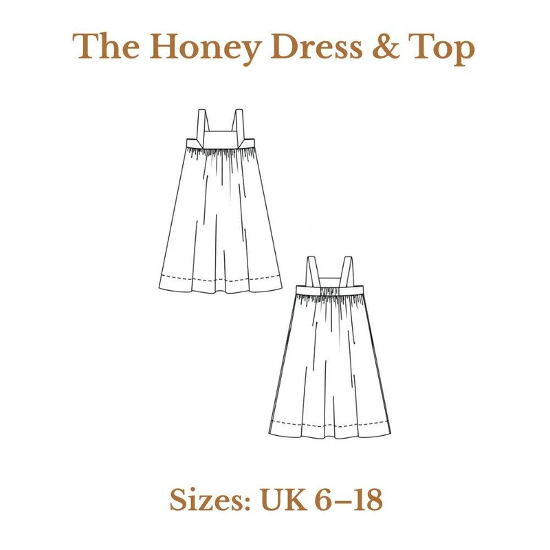 PATRON DE COUTURE PDF | The Honey Dress & Top | Merchant & Mills | UK 6–18