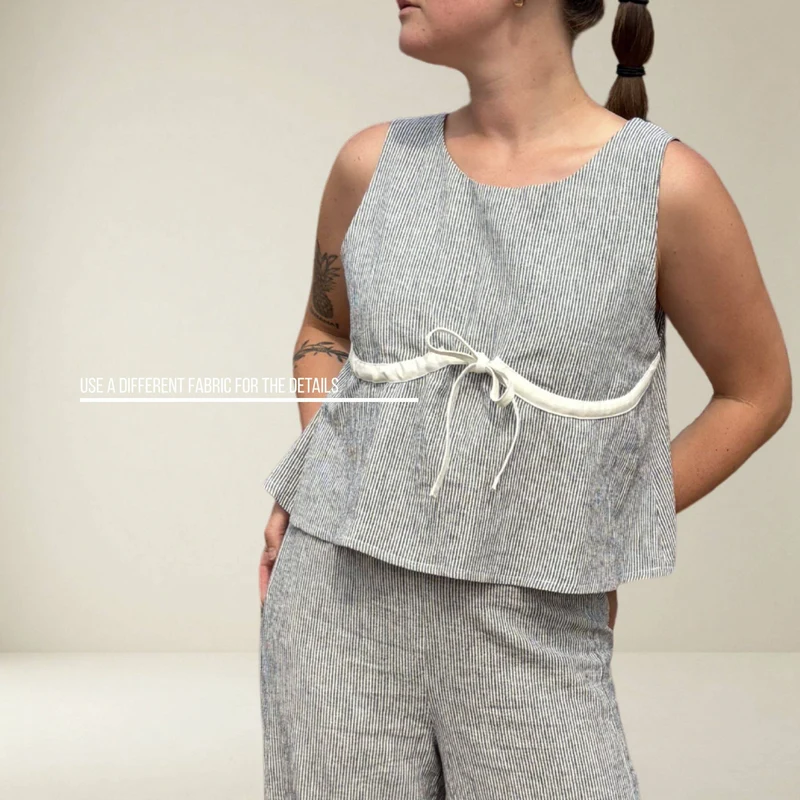 PATRON DE COUTURE PDF | Ensemble de hauts d'été | The Form Edit | BILINGUE (FR / EN)
