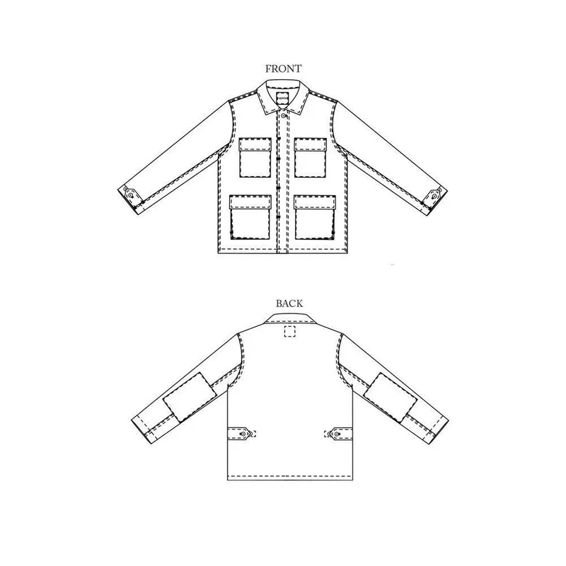 Patron de couture PDF | Paynter Jacket | Merchant & Mills | UNISEXE