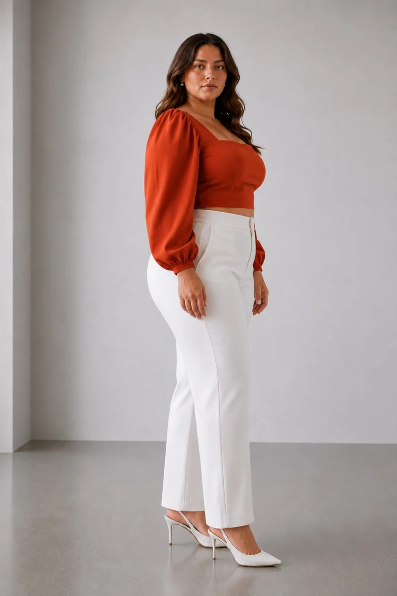 Sorina Top|100% Viscose Square Neck Crop Top