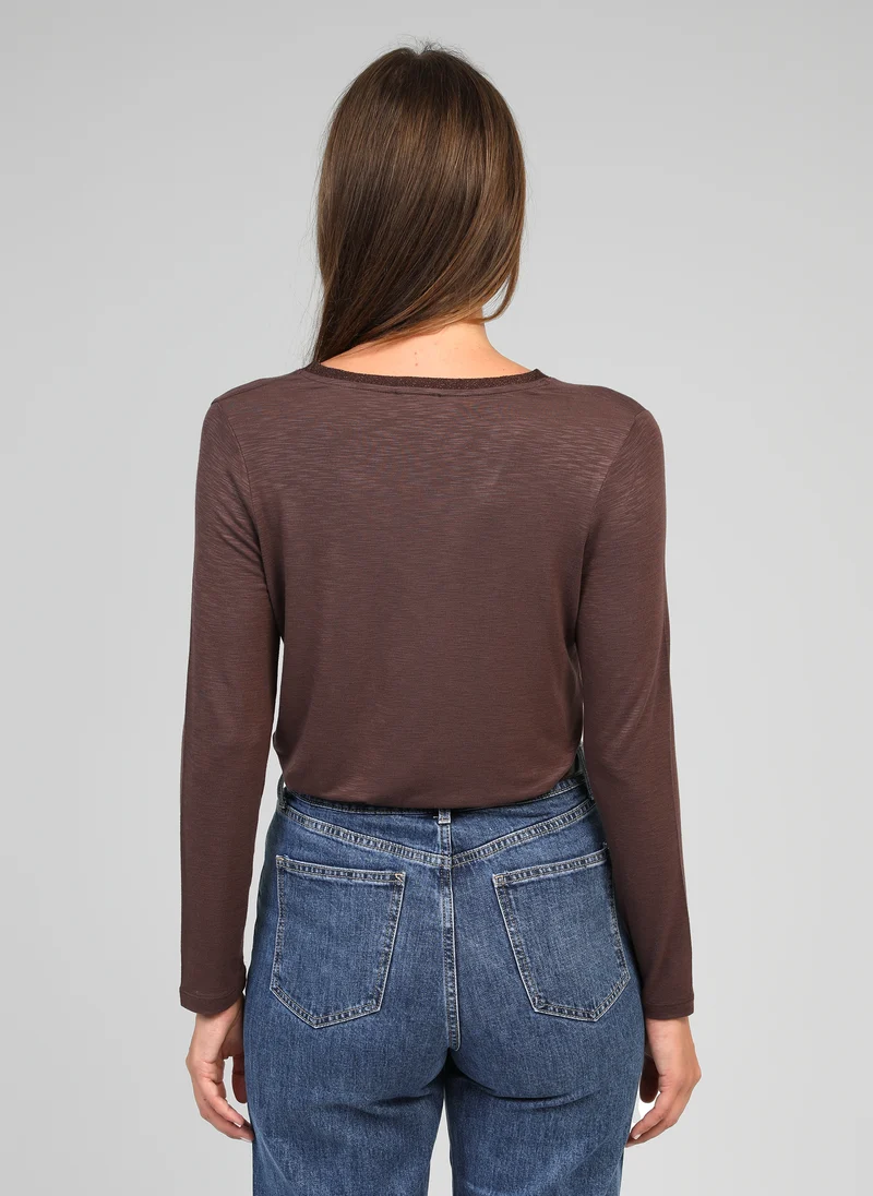 T-SHIRT TENIO choco