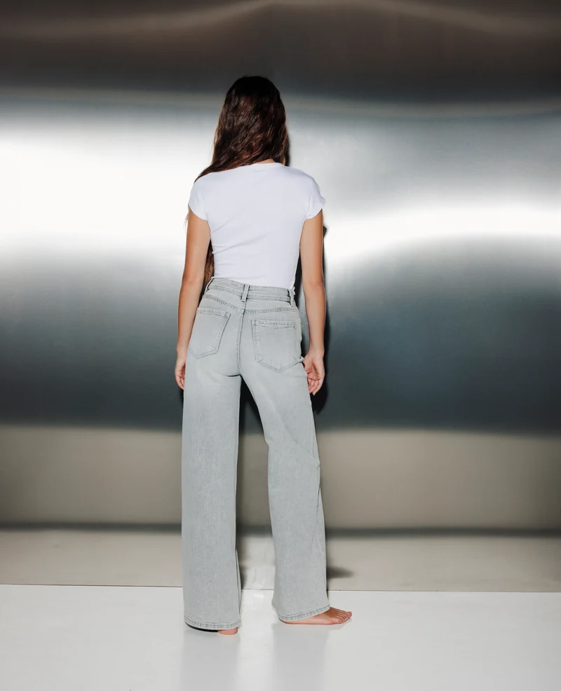 J71-1 / Jean wide taille haute