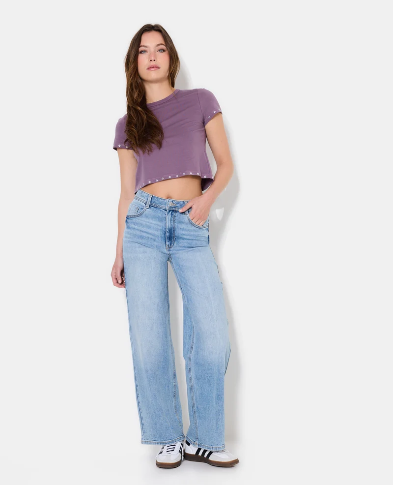 J71-1 / Jean wide taille haute