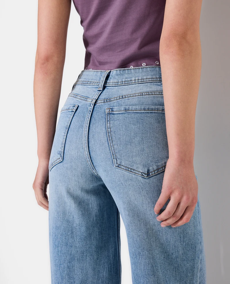 J71-1 / Jean wide taille haute