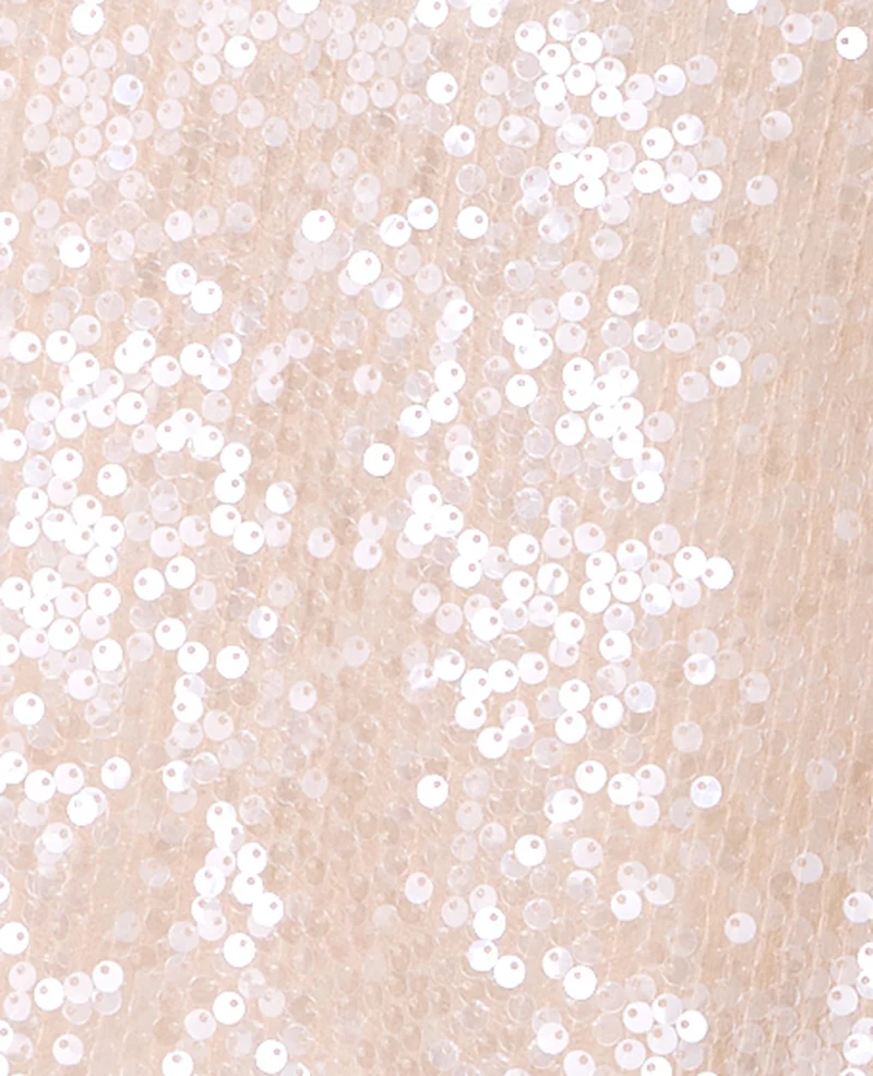 Top fines bretelles avec sequins et volants