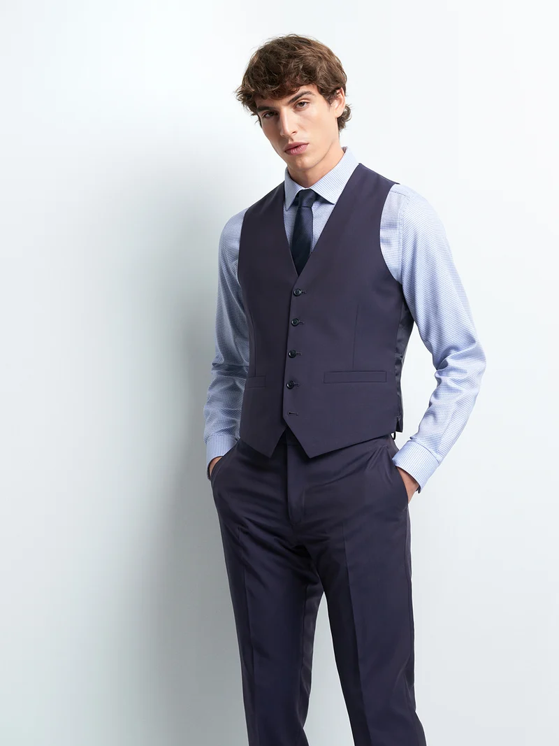 Gilet coordonnable en laine