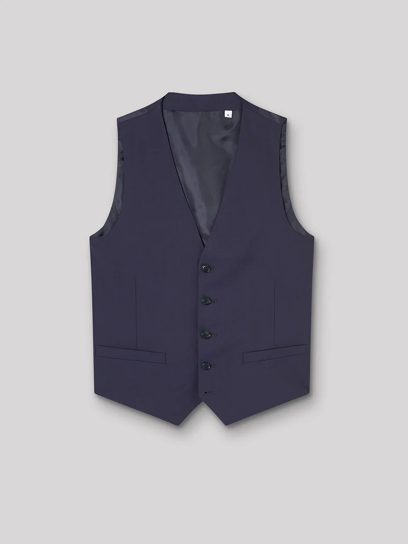 Gilet coordonnable en laine