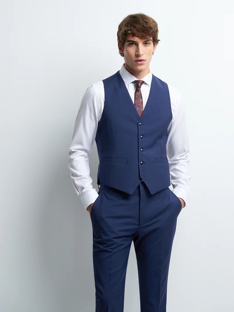 Gilet coordonnable en laine